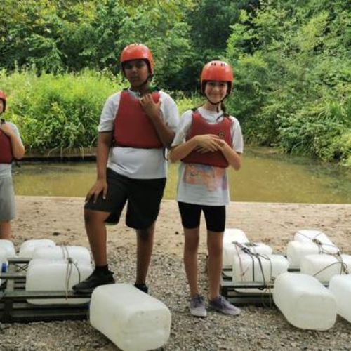 Starting the adventure with a splash!